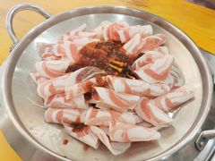五花肉肥牛三吃锅-韩食汇