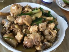 姜葱炒家鸡-田源农家饭店·窑鸡王·海鲜(东部湾·融创店)