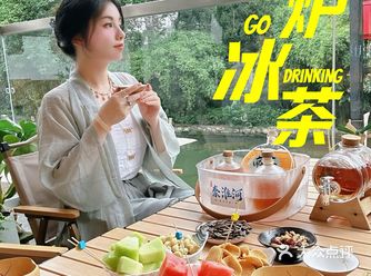 宋式美学秦淮河边超仙中式下午茶汉服体验