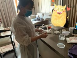 -慧婴轩婴儿理胎发胎毛笔胎毛画手足印(通州店)