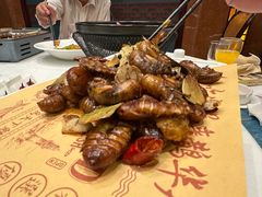 金蝉蚕蛹-鹊华居·地道鲁菜·海鲜·融合味(大明湖店)