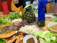 -沐毫傣泐云南菜孔雀宴•手抓饭傣味烧烤(曼听公园店)