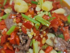 鲜炒黄牛肉-憨伢子·家常菜小食堂·有锅气の炒菜(江汉路店)