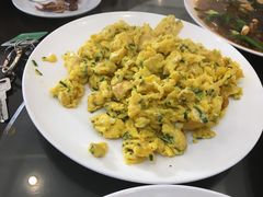 野小蒜炒土鸡蛋-山菜馆(竹海公园店)