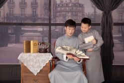 -时光纪亲子全家福照相馆(静安店母女写真父母纪念照)