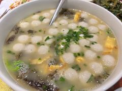 紫菜手工鱼丸汤-漁耕小厨农家院(武当山店)