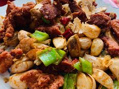 烤蒜爆酥肉-天添纸包鸡家常菜