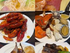 -广州万富希尔顿酒店·感趣自助餐厅·金秋蟹宴生蚝海鲜刺身