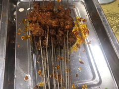 特色碳烤羊肉串-老兰家传统烧烤炒菜泡馍(小南门店)