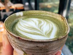 抹茶拿铁-北马山庄植趣咖啡