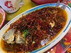 蒜香三江鱼-闯关东东北农家菜(崂山石老人店)