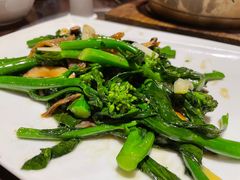 方鱼炒芥兰-七寸飝大饭店(马场店)