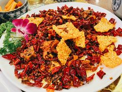 锅巴辣子鸡丁-缪氏川菜(丰盛町店)