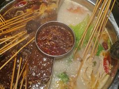鸳鸯锅底-佰人王串串香火锅(洋珠巷店)