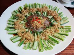 蒜蓉蒸秋葵-醉湘厨艺(才华街店)