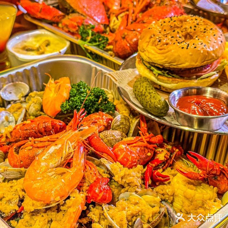 美式手抓海鲜简直太满足~吃撑扶墙出!