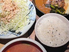 卷心菜色拉-山杏yama-katsu·吉列炸物