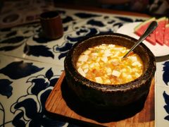 石锅鸡汤豆腐-绿茶餐厅(王府井永宁门店)