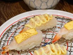 火炙玻璃虾寿司-大雄寿司(中华广场店)