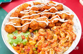 Juicy Lobster and Grilled Pork Rice Bowl