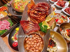 -草家酱蟹炭火烤肉店(珲春南路一店)