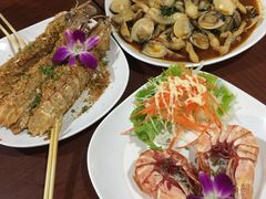 -班赞海鲜市场胖阿姨加工点