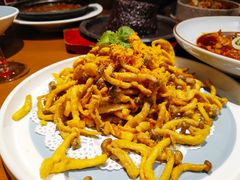 咸蛋黄焗双菇-薇酌饮·陕西菜(南门外店)