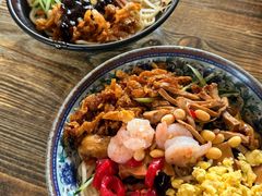 特色海鲜打卤面-大姨捞面(新安花园店)
