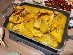 蒜香花盖蟹-街角等你.大连海鲜烧烤(西安路店)