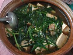 韭菜焖豆腐-天强农家菜馆