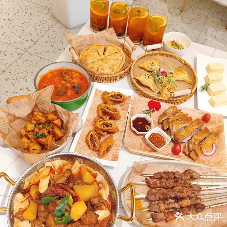 魔都人气美食 丝路烟火创意新疆菜太火爆啦‼️