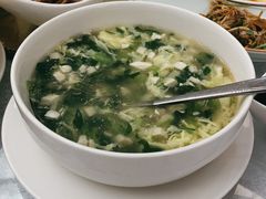 菠菜豆腐鸡蛋汤-复旦大学本部-食堂