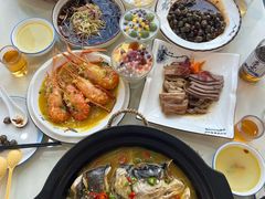 -七的湖·晚芳亭·阳澄湖农家菜·大闸蟹(莲花岛店)