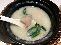 枸杞叶猪肝粥-安蒂娅.悦景轩中餐厅(西乡店)
