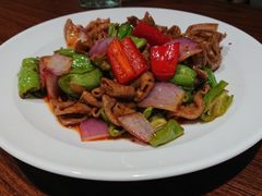 渣辣椒炒肥肠-董厨煨汤馆(车站路店)