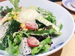 温泉蛋沙拉-富山日式料理(宽厚里店)