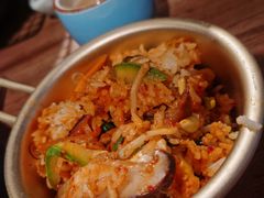 -明洞阿姨·韩式酱蟹烤肉·创意料理(三元桥店)