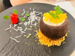 创巧克力椰香蛋糕-南海渔村·空中一号