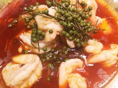 鲜花椒煮虾球-蜀韵川香水煮鱼(泰山路店)