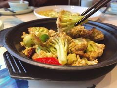 生炒有机花菜-苏城小院·园林精致苏州菜(斜塘老街店)