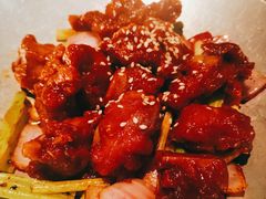 蒜香蜜汁排骨-绿茶餐厅(布吉万象汇店)