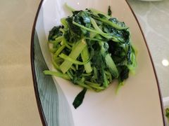 清炒鸡毛菜-博雅渔港·融合菜(维也纳国际大酒店)