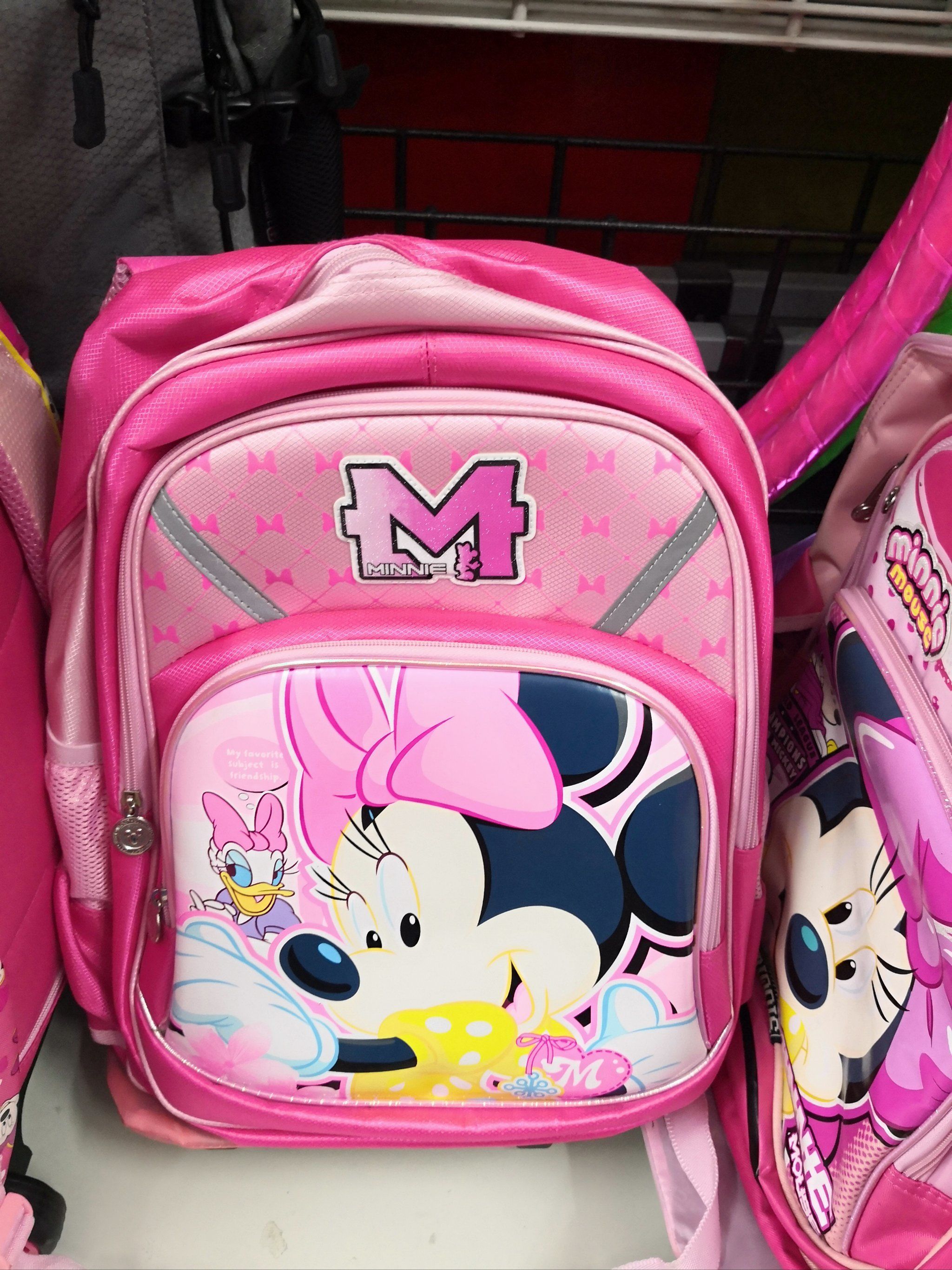迪士尼米妮拉杆书包