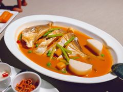 鲳鱼烧年糕-荣轩(新荣记环球金融中心店)