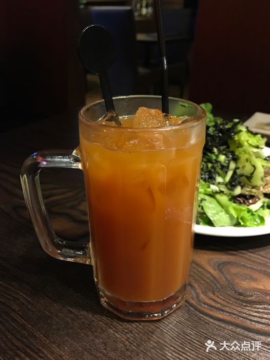 咲乐日式烤肉店黑加仑橙汁烧酒图片