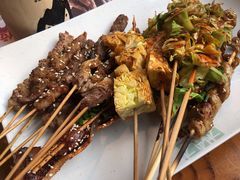 烤羔羊肉串-木屋烧烤(万德庄店)