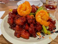 椒香虾仁爆鸡球-陈傻子餐厅(世纪都会店)