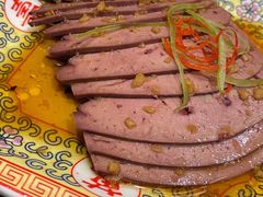 蒜汁羊肝-烤肉季饭庄