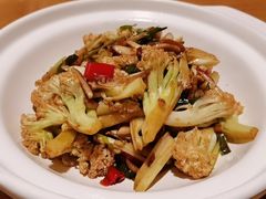 有机菜花炒五花肉-泰钰丰烤鸭(永安道店)