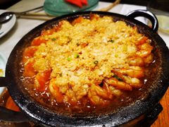 石板蒜蓉虾-小菜园新徽菜(合肥之心城店)